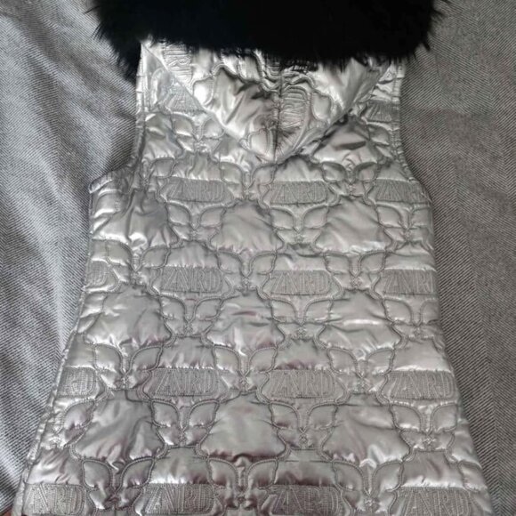 Real Fox Fur silver vest - Picture 3 of 3